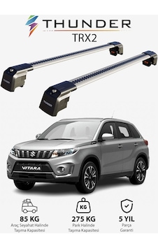 Suzukı Vıtara 2015-sonrası Trx2 Thunder Carrier Kilitli Ara Atkı Taşıyıcı Tavan Barı Siyah Suzukı Vıtara 2015-sonrası Trx2 Thunder Carrier Kilitli Ara Atkı Taşıyıcı Tavan Barı Siyah