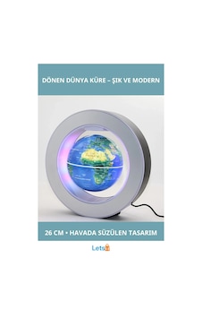 Mıknatıslı Ortada Dönen Dünya Küre 26 Cm Modern Dekoratif Aksesuar Diğer Mıknatıslı Ortada Dönen Dünya Küre 26 Cm Modern Dekoratif Aksesuar Diğer