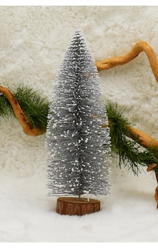 Mini Silver Çam Ağacı 25 Cm Yılbaşı Süsü Mini Silver Çam Ağacı 25 Cm Yılbaşı Süsü