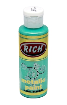 Rich Metalik Akrilik Boya 0754 Yeşil 130 Cc Rich Metalik Akrilik Boya 0754 Yeşil 130 Cc