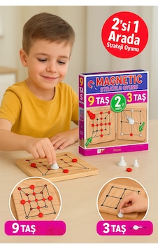 Manyetik 9 Taş + 3 Taş Strateji Oyunu Zeka Geliştirici, Eğlenceli Ve Dayanıklı Oyun Seti Manyetik 9 Taş + 3 Taş Strateji Oyunu Zeka Geliştirici, Eğlenceli Ve Dayanıklı Oyun Seti
