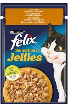 Felix 85 G. Kedi Maması Tavuklu Havuçlu Jöle Içinde Felix 85 G. Kedi Maması Tavuklu Havuçlu Jöle Içinde