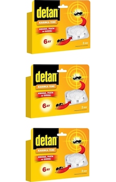 Detan Karınca Yemi 2'Li X 3 Adet Kzmprt (Karinca Ilaci) Detan Karınca Yemi 2'Li X 3 Adet Kzmprt (Karinca Ilaci)