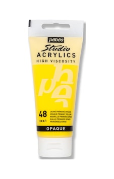 Pebeo Studio 831-48 Dark Primary Yellow 100 ml Akrilik Boya Pebeo Studio 831-48 Dark Primary Yellow 100 ml Akrilik Boya