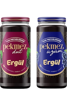 Ergül Dut Pekmezi Cam 600 G + Üzüm Pekmezi Cam 600 G Ergül Dut Pekmezi Cam 600 G + Üzüm Pekmezi Cam 600 G