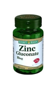 Nature's Bounty Zinc Gluconate 10 MG 100 Tablet Nature's Bounty Zinc Gluconate 10 MG 100 Tablet