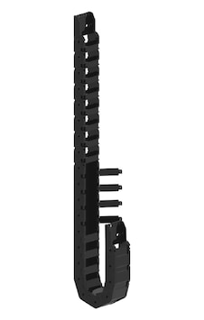 Cks 20X40Mm Hareketli Kablo Kanalı 1 Mt. | Plastik Yarı Açık S...