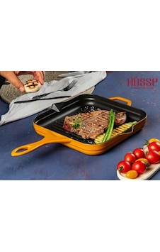 Hosse Hskgtv 2828 Kare Grill Döküm Tava 28x28 Cm Yardımcı Kulplu Sarı Sarı Hosse Hskgtv 2828 Kare Grill Döküm Tava 28x28 Cm Yardımcı Kulplu Sarı Sarı