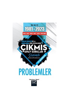 Çap Yayınları Üniversiteye Hazırlık 1981 2023 Çıkmış Sorular Problemler Çap Yayınları Üniversiteye Hazırlık 1981 2023 Çıkmış Sorular Problemler