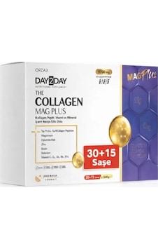 Day2day The Collagen Mag Plus 45 Saşe - %50 Daha Fazla Day2day The Collagen Mag Plus 45 Saşe - %50 Daha Fazla