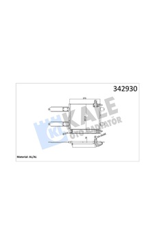 Kale-radyator Klima Kondenseri Vw Polo-lupo-seat Arosa Variant Al-al 342930 6x0820411a 6x0820413a