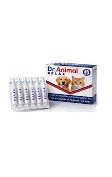 Dr. Animal Relax Kedi Ve Köpek Sakinleştirici Ve Stres Giderici 20 Pipet 30 Gr Korku, Seyahat Ve Anksiyete Karşıtı