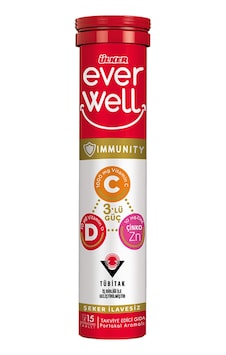 Everwell 3'lü Güç C&d Vitaminleri + Çinko - Efervesan Tablet - 67.5 Gram - 9 Adet 135 Tablet Everwell 3'lü Güç C&d Vitaminleri + Çinko - Efervesan Tablet - 67.5 Gram - 9 Adet 135 Tablet