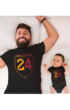 24 Şampiyonluk Baba Oğul Kız Tişört 24 Şampiyonluk Baba Oğul Kız Tişört