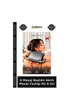 Premium 6 Masaj Başlıklı Akıllı Masaj Yastığı N1-6 Gri Günlük Modern Kolay Çok Renkli Premium 6 Masaj Başlıklı Akıllı Masaj Yastığı N1-6 Gri Günlük Modern Kolay Çok Renkli