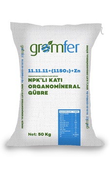 11.11.11+11so3 Organomineral Gübre 50 KG 11.11.11+11so3 Organomineral Gübre 50 KG