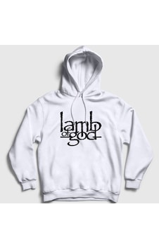 Presmono Unisex Logo Lamb Of God Kapüşonlu Sweatshirt Beyaz Presmono Unisex Logo Lamb Of God Kapüşonlu Sweatshirt Beyaz