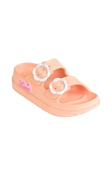Moda Onn Çift Tokalı Plaj-havuz-bahçe-tatil-günlük Açık Stickerlı Kız Çocuk Terliği Somon Moda Onn Çift Tokalı Plaj-havuz-bahçe-tatil-günlük Açık Stickerlı Kız Çocuk Terliği Somon