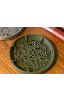 Bezos 3d Baskı Makyaj Fırçası Temizleme Matı Dokulu Silikon Alternatifi Fırça Temizleyici Palet - Yeşil 22 Bezos 3d Baskı Makyaj Fırçası Temizleme Matı Dokulu Silikon Alternatifi Fırça Temizleyici Palet - Yeşil 22