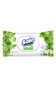 Solo Islak Havlu Bahar Tazeliği 90'lı 2 Paket Solo Islak Havlu Bahar Tazeliği 90'lı 2 Paket