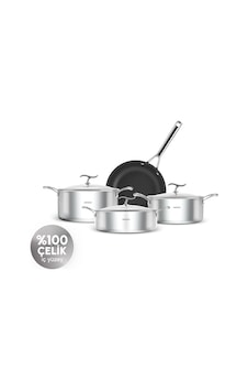 Karaca Plasma Steel 3ply 316+ 7 Parça Tencere Seti Ind Çok Renkli