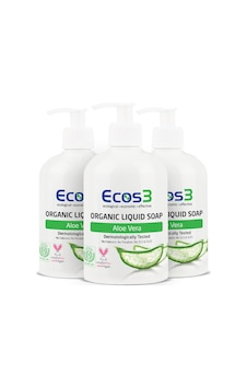 Ecos3 Organik Aloe Vera Sıvı Sabun 500 ML x 3 Ecos3 Organik Aloe Vera Sıvı Sabun 500 ML x 3