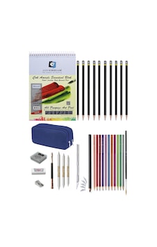 Alex Schoeller 200 Gr A5 Eskiz Defterli Karakalem Faber Watercolor Kuruboya Kalemi Çizim Eskiz Seti Alex Schoeller 200 Gr A5 Eskiz Defterli Karakalem Faber Watercolor Kuruboya Kalemi Çizim Eskiz Seti