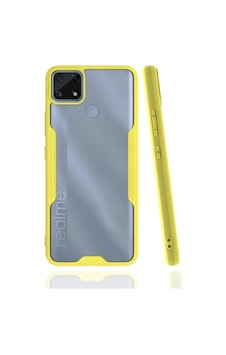 Uryport Realme C25 Kılıf Platin Silikon - Sarı Uryport Realme C25 Kılıf Platin Silikon - Sarı