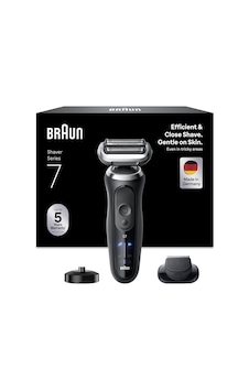 Braun Series 7, Erkek Elektrikli Tıraş Makinesi, 60 Dakikalık Elektrikli Tıraş Makinesi. Pil Ömrü, Şarj Standı, +1 Aparatı, Kablosuz Tıraş Makinesi, Erkekler İçin Islak Ve Kuru Tıraş Makinesi, 72-n4200s, Siyah