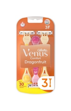 Gillette Venus 3 Tek Kullanımlık Tıraş Makinesi, Kadın, 3 Ejderha Meyvesi Kokulu Tıraş Makinesi