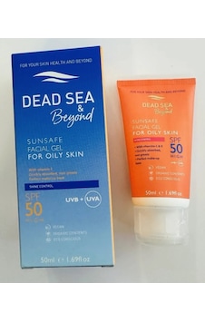 Dead Sea & Beyond Sunsafe Yağlı Ciltler İçin Güneş Koruyucu Jel SPF50 50 ML