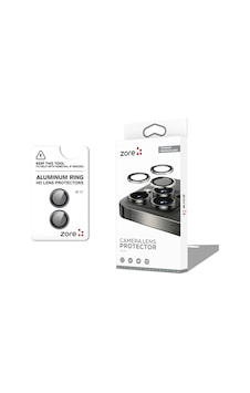 Apple Uyumlu iPad iPhone 17 Zore Cl-12 Premium Safir Parmak İzi Bırakmayan Anti-reflective Kamera Lens Koruyucu Gri Apple Uyumlu iPad iPhone 17 Zore Cl-12 Premium Safir Parmak İzi Bırakmayan Anti-reflective Kamera Lens Koruyucu Gri