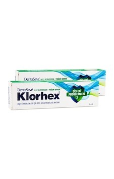 Dentasave Klorhex Yoğun Diş Eti Bakımı Diş Macunu 2 x 75 ML