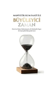 Manyetik Kum Saati Mıknatıslı Ahşap Standlı Dekoratif Masaüstü Hediyelik Süs Eşyası 14 Cm Diğer Manyetik Kum Saati Mıknatıslı Ahşap Standlı Dekoratif Masaüstü Hediyelik Süs Eşyası 14 Cm Diğer