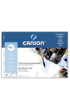 Canson Resim Defteri 35 x 50 15 YP 200 G Spiralli Canson Resim Defteri 35 x 50 15 YP 200 G Spiralli