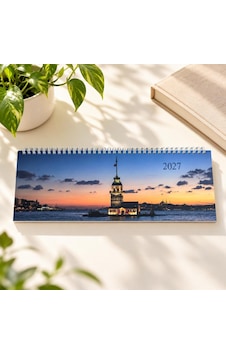 Lizy 2027 Spiralli Masa Takvim 12x33 Cm Manzara Lizy 2027 Spiralli Masa Takvim 12x33 Cm Manzara