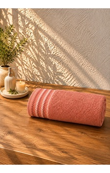 Sade Şık Banyo Ve Beden Havlusu %100 Pamuklu 70x140 Pembe Sade Şık Banyo Ve Beden Havlusu %100 Pamuklu 70x140 Pembe