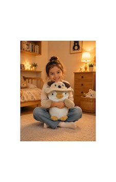 Yumuşacık Sevimli Büyük Boy Penguen Peluş Oyuncak 35 Cm Bej Yumuşacık Sevimli Büyük Boy Penguen Peluş Oyuncak 35 Cm Bej