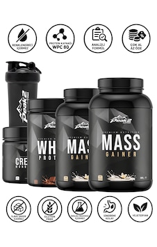 Hacim Paketi 13: 2 Adet Mass Gainer 2x3 Kg Vanilya + Whey Protein 500 Gr Çikolata + Kreatin Monohidrat 300g Aromasız + Shaker Hacim Paketi 13: 2 Adet Mass Gainer 2x3 Kg Vanilya + Whey Protein 500 Gr Çikolata + Kreatin Monohidrat 300g Aromasız + Shaker