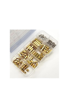 Htf 120 Adet M3 Metal Distans Vida Somun Seti Aralıyıcı Stand Off 10 Çeşit Şeffaf Çantada Htf 120 Adet M3 Metal Distans Vida Somun Seti Aralıyıcı Stand Off 10 Çeşit Şeffaf Çantada