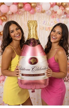 Toz Pembe Şampanya Şeklinde Folyo Balon Bekarlığa Veda Bride Nişan Kına Dogum Günü Balonu 104cm Açık Pembe Toz Pembe Şampanya Şeklinde Folyo Balon Bekarlığa Veda Bride Nişan Kına Dogum Günü Balonu 104cm Açık Pembe