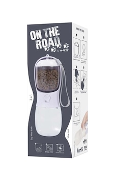 M-pets On The Road 2in1 Köpek Seyahat Suluğu 300ml Beyaz M-pets On The Road 2in1 Köpek Seyahat Suluğu 300ml Beyaz