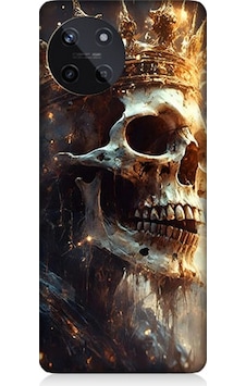 Realme 11 4g Uyumlu Alevli Kafatası Desenli Silikon Kılıf Realme 11 4g Uyumlu Alevli Kafatası Desenli Silikon Kılıf