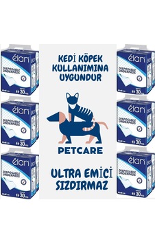 Elan Kedi&köpek Çiş Pedi 60x90 30'lu-6 Paket ÇİŞ PEDİ Elan Kedi&köpek Çiş Pedi 60x90 30'lu-6 Paket ÇİŞ PEDİ