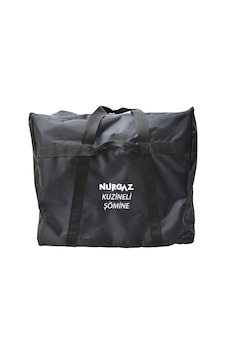 Nurgaz Kuzineli Şömine Çantası - Siyah Nurgaz Kuzineli Şömine Çantası - Siyah