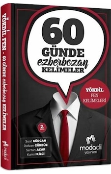 Modadil Yayınları Yökdil Fen 60 Günde Ezber Bozan Kelimeler - Modadil Yayınları Modadil Yayınları Yökdil Fen 60 Günde Ezber Bozan Kelimeler - Modadil Yayınları
