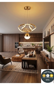 Dron Model 3 Renkli Modern Gold Led Sarkıt Avize - Alt Küre Aydınlatmalı Salon Mutfak Avizesi Dron Model 3 Renkli Modern Gold Led Sarkıt Avize - Alt Küre Aydınlatmalı Salon Mutfak Avizesi