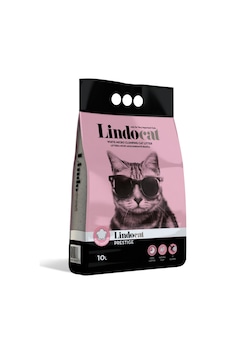 Lindo Cat Bebek Pudralı Topaklaşan İnce Taneli Kedi Kumu 10 L