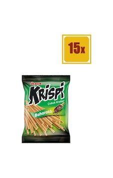 Ülker Krispi Baharatlı Çubuk Kraker 50 Gr 15 Adet