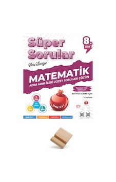 Nartest Lgs 8. Sınıf Süper Sorular Matematik Soru Bankası + Telefon Standı Nartest Lgs 8. Sınıf Süper Sorular Matematik Soru Bankası + Telefon Standı